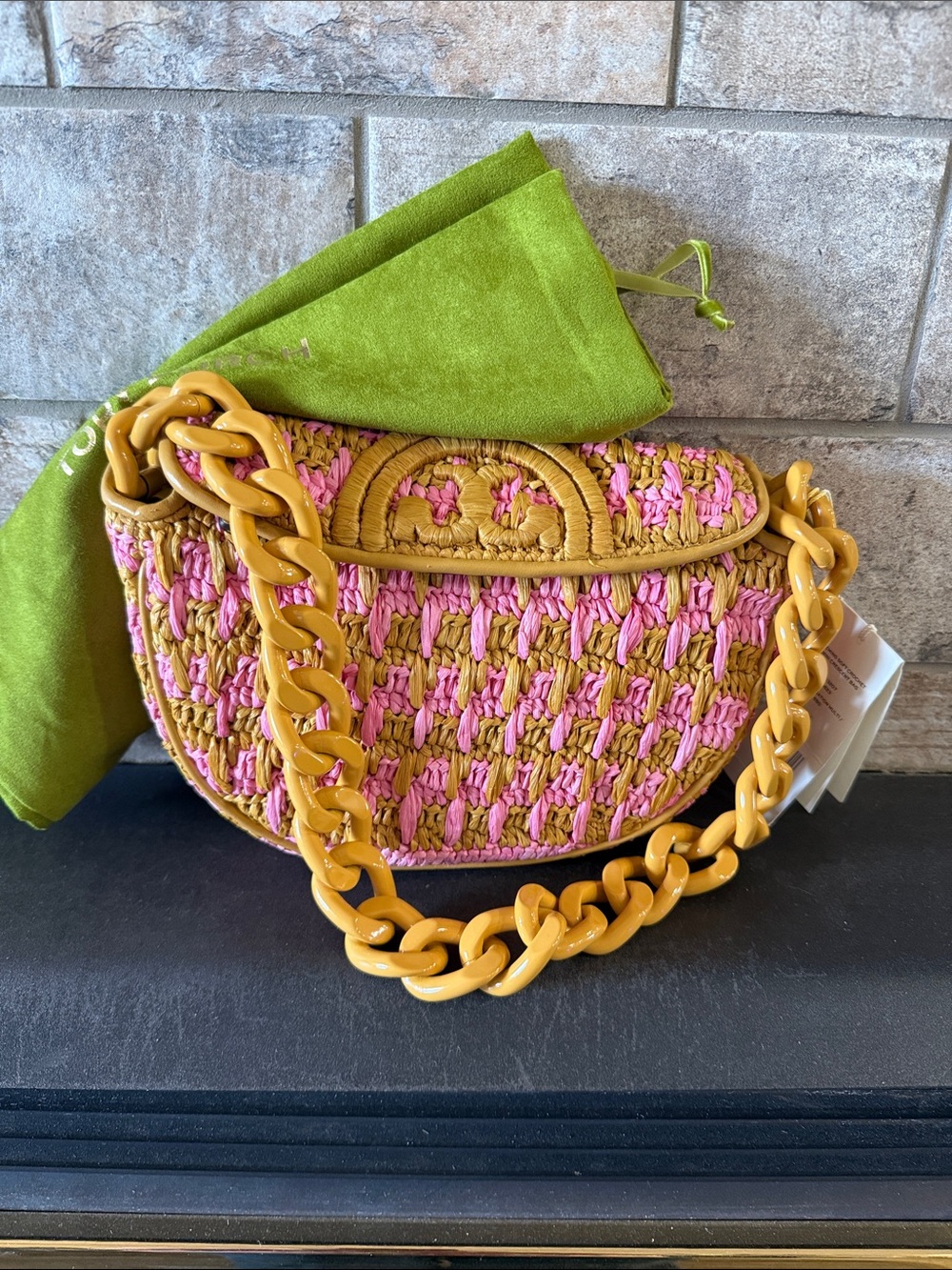 Tory Burch Mini Fleming Crochet